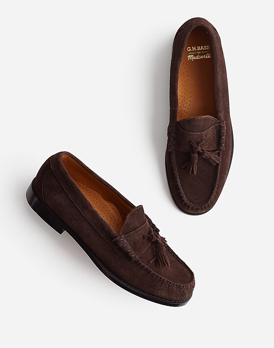 madewell Madewell x G.H.BASS Lennox Weejuns® Loafers brown