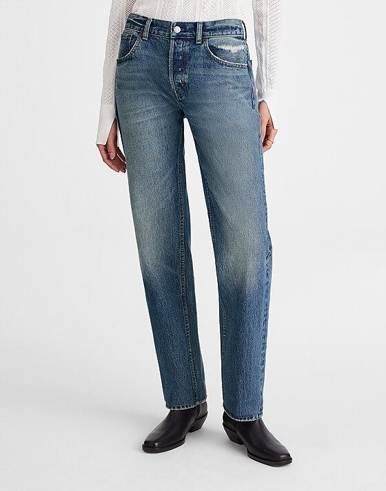 Madewell Madewell X Kaihara Denim Dean Easy Straight Jean Millington Wash