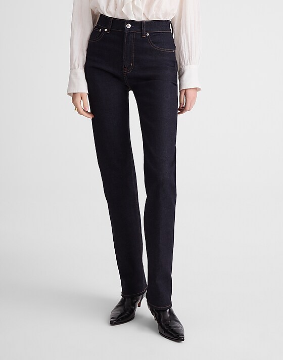 Madewell Madewell X Kaihara Denim Longline Straight Jean Rinse Wash