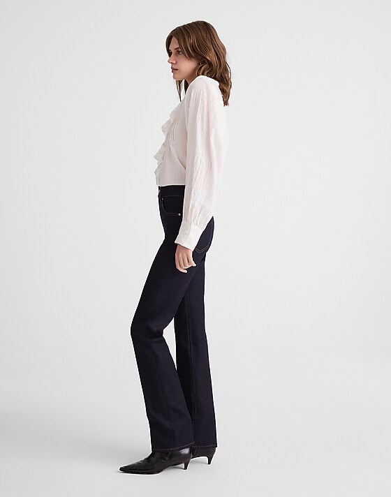 Madewell Madewell X Kaihara Denim Longline Straight Jean Rinse Wash