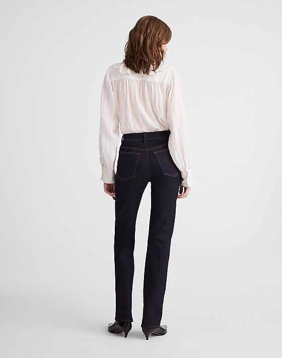 Madewell Madewell X Kaihara Denim Longline Straight Jean Rinse Wash