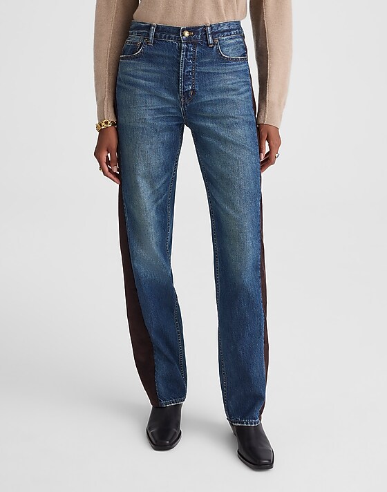 Madewell Madewell X Kaihara Denim Pieced Barrel-Leg Jean Enright Wash