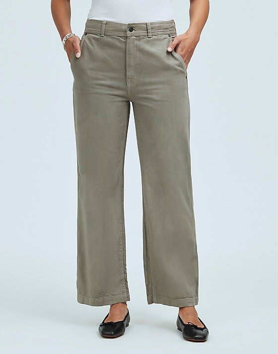 Madewell Madewell X MN Dye Studio Perfect Vintage Wide-Leg Carpenter Jean Distant Surplus