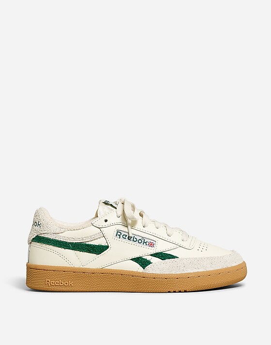 madewell Madewell x Reebok® Unisex Club C Revenge Sneakers chalk dark green