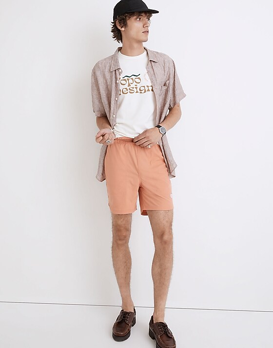 madewell Madewell x Topo Designs® River Shorts harvest peach