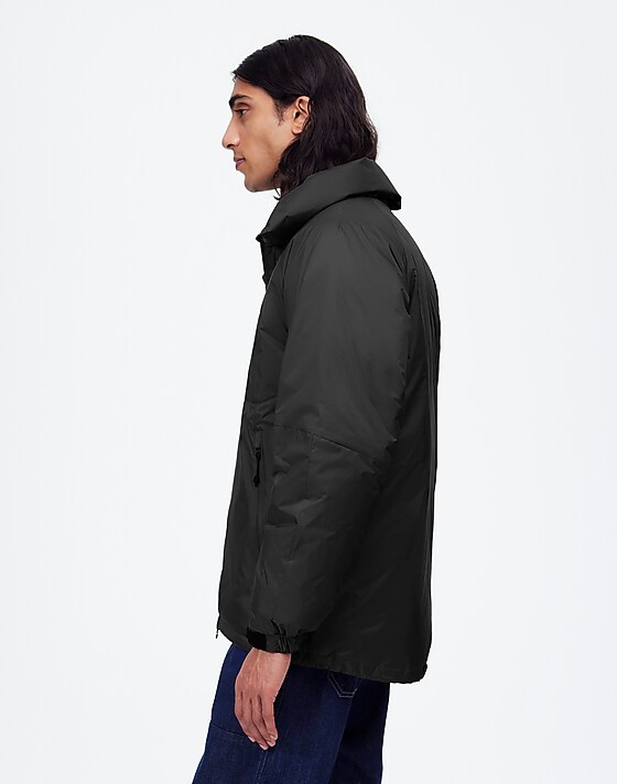 Madewell Nanga® Aurora Tex Stand Collar Down Jacket M Grey