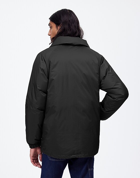 Madewell Nanga® Aurora Tex Stand Collar Down Jacket M Grey