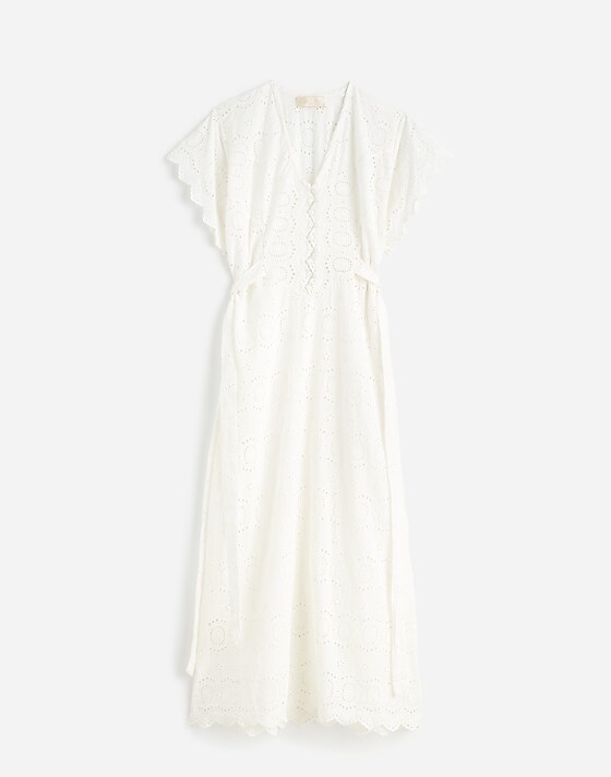 madewell Natalie Martin Monica Maxi Dress medallion embroidery salt