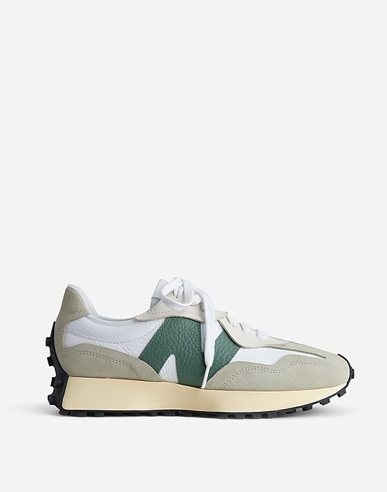 madewell New Balance® Unisex 327 Sneakers olivine dark juniper white