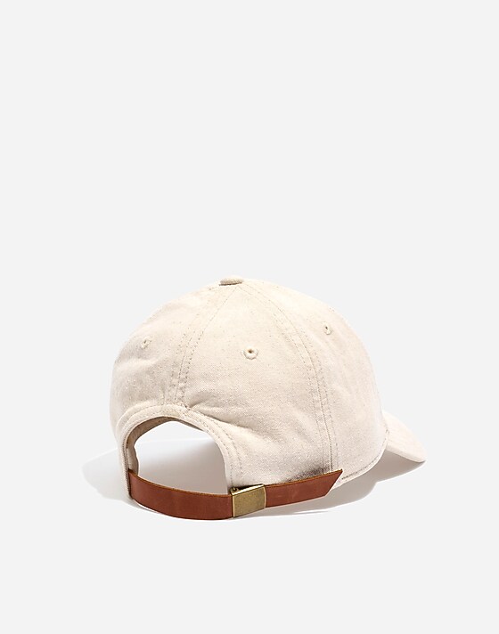 Madewell Organic Cotton Broken-In Baseball Cap Alabaster
