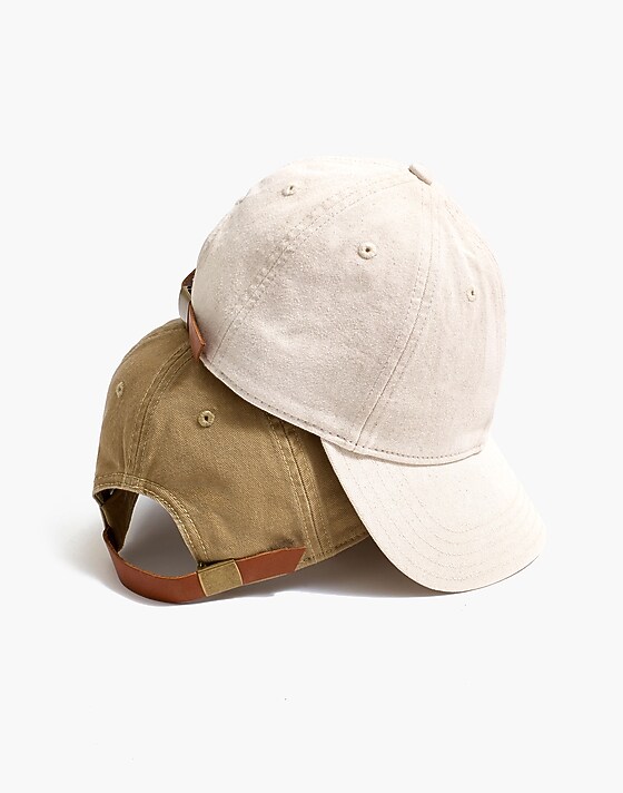Madewell Organic Cotton Broken-In Baseball Cap Alabaster