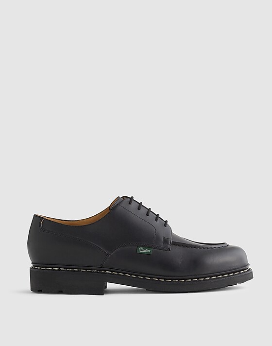 Madewell Paraboot Chambord Leather Derby Shoes Black