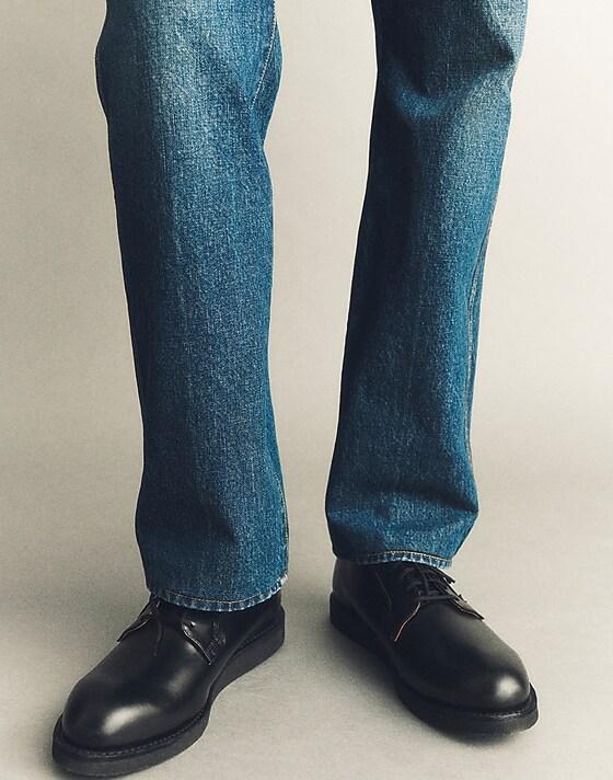 Madewell Paraboot Chambord Leather Derby Shoes Black