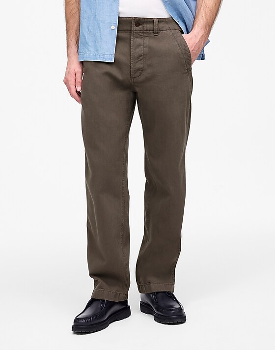 Madewell Patch Pocket Jeans In Summer Denim Burnt Hickory