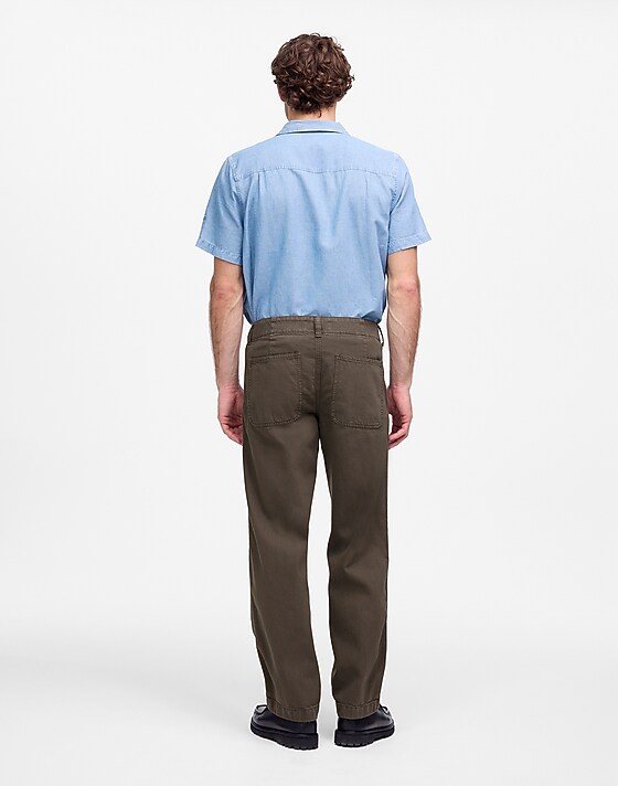 Madewell Patch Pocket Jeans In Summer Denim Burnt Hickory