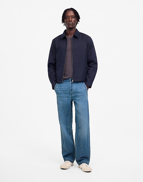 madewell Patch Pocket Jeans in Summer Denim paladino wash