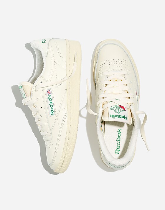 Madewell Reebok® Club C 85 Vintage Sneakers Chalk/alabaster/glen Green