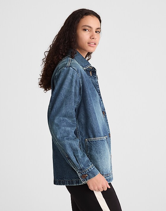 Madewell Relaxed Chore Jacket In Greendale Wash Greendale Wash