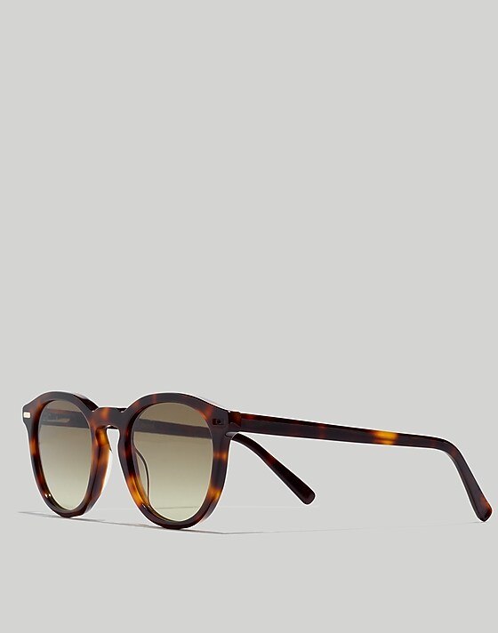 Madewell Round Acetate Sunglasses Classic Tortoise Mens