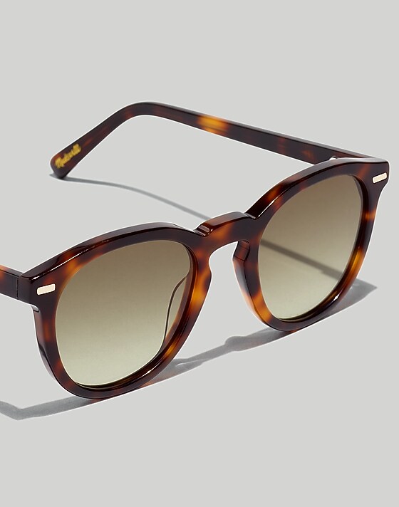 Madewell Round Acetate Sunglasses Classic Tortoise Mens