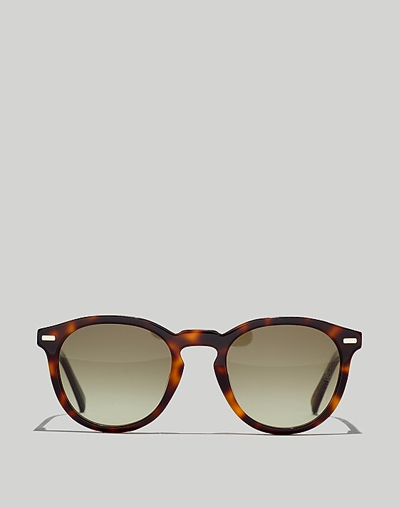madewell Round Acetate Sunglasses classic tortoise mens