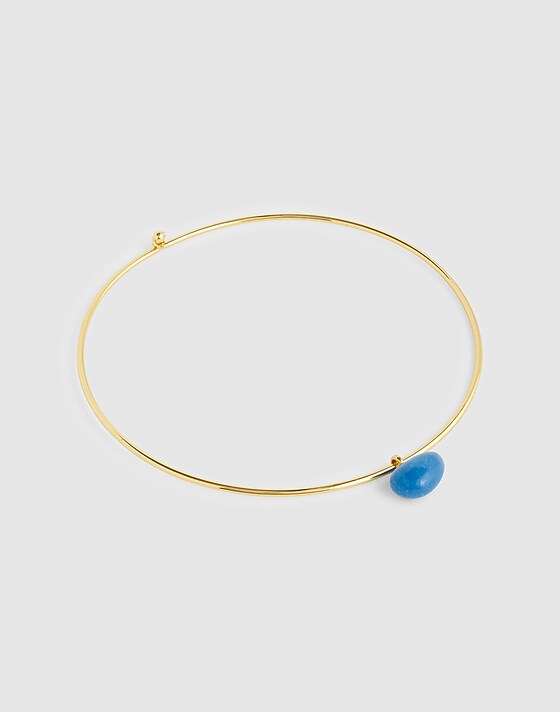 Madewell Semiprecious Wire Choker Necklace Antique Gold