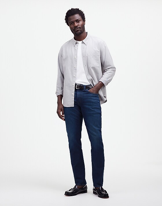 madewell Slim Jeans: Airy Stretch Denim Edition locust wash