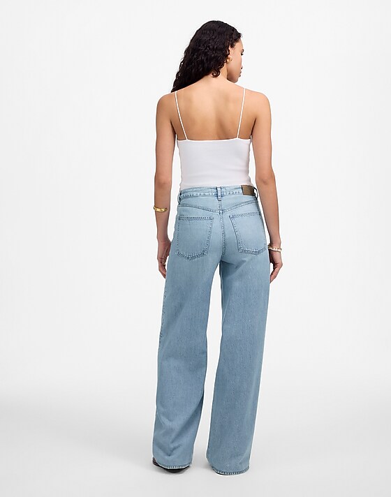 Madewell Superwide-Leg Jeans: Airy Denim Edition Ashbury Wash