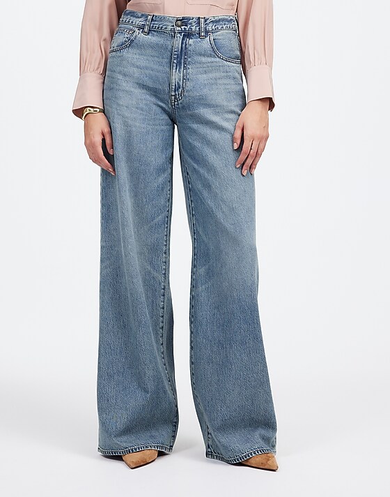Madewell Superwide-Leg Jeans: Airy Denim Edition Billings Wash