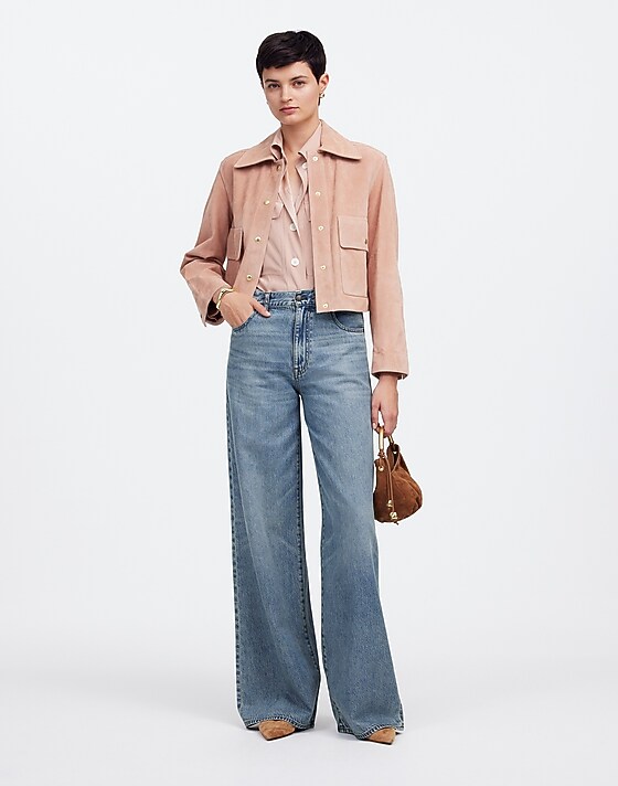 madewell Superwide-Leg Jeans: Airy Denim Edition billings wash