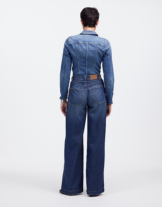 Madewell Superwide-Leg Jeans: Airy Denim Edition Lindewood Wash