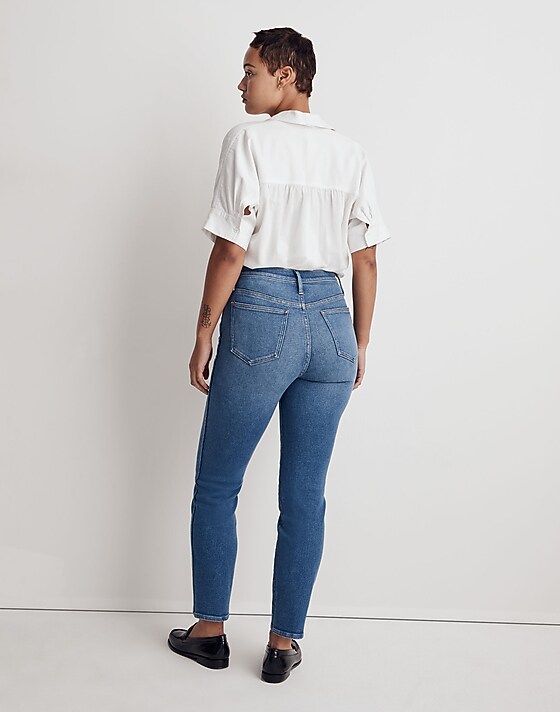 Madewell Tall Curvy Stovepipe Jeans In Leaside Wash Leaside Wash