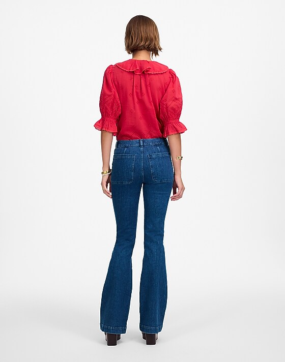 Madewell Tall Flea Market Flare Jeans In Enola Wash Enola Wash