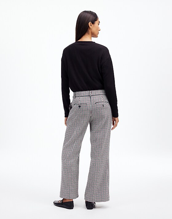 Madewell Tall Kick Out Crop Pants In Stretch Twill Aroma