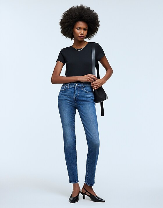 madewell Tall Stovepipe Jeans in Drifthaven Wash drifthaven wash