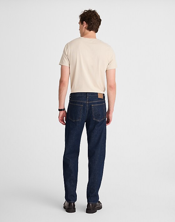 Madewell The 1991 Loose Straight Japanese Selvedge Jean In Rinse Wash Rinse Wash