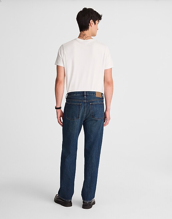 Madewell The 1991 Loose Straight Jean In Japanese Denim Fairside Wash