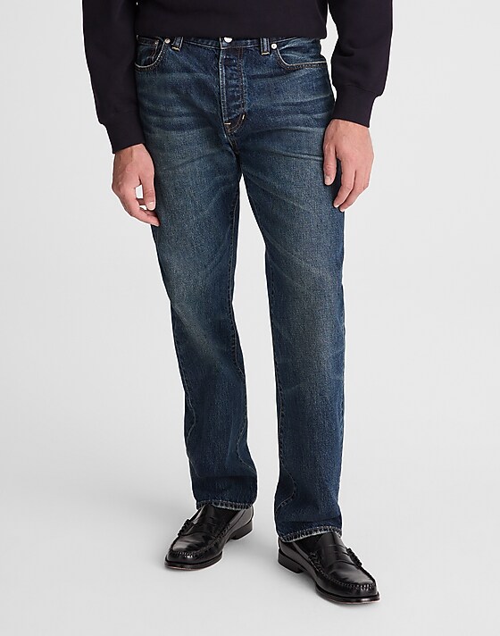 Madewell The 1991 Straight-Leg Jean In Japanese Denim Fairside Wash