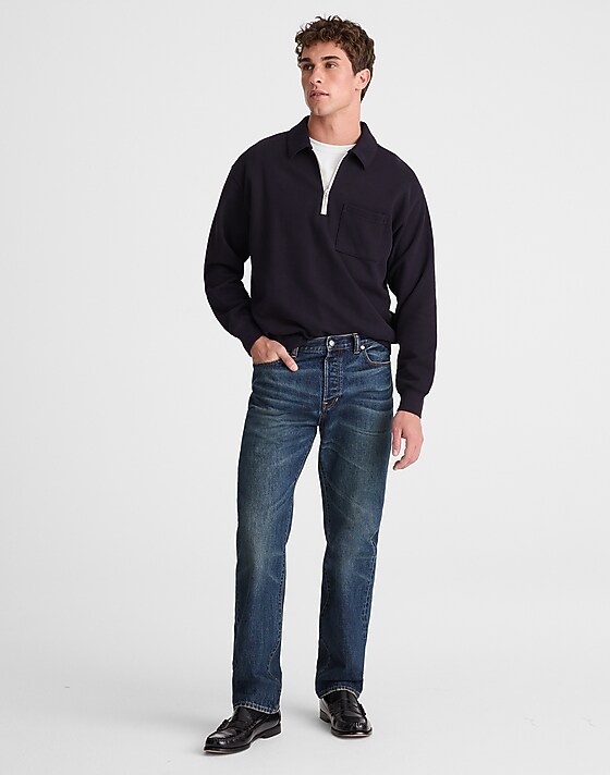 madewell The 1991 Straight-Leg Jean in Japanese Denim fairside wash
