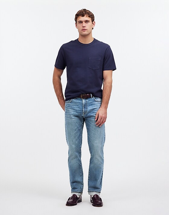 madewell The 1991 Straight-Leg Stretch Selvedge Jean barrington wash
