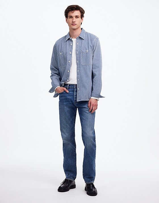 madewell The 1991 Straight-Leg Stretch Selvedge Jean berkeley wash