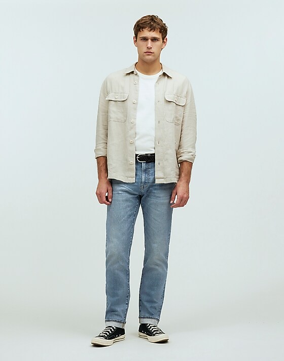 madewell The 1991 Straight-Leg Stretch Selvedge Jean loyola wash