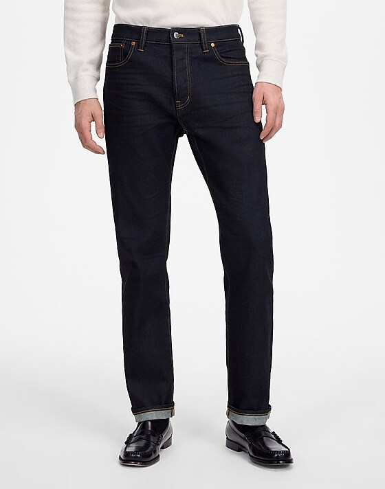 Madewell The 1991 Straight-Leg Stretch Selvedge Jean Resin Rinse Wash