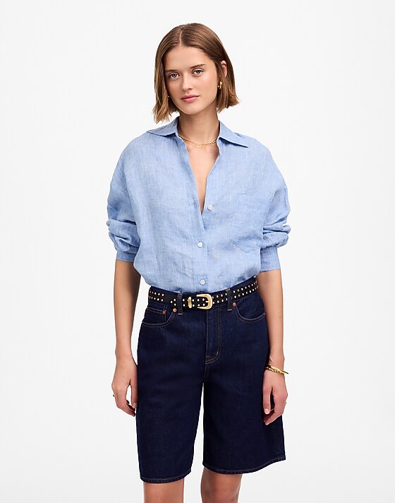 Madewell The 1997 Denim Bermuda Short Bronxville Wash