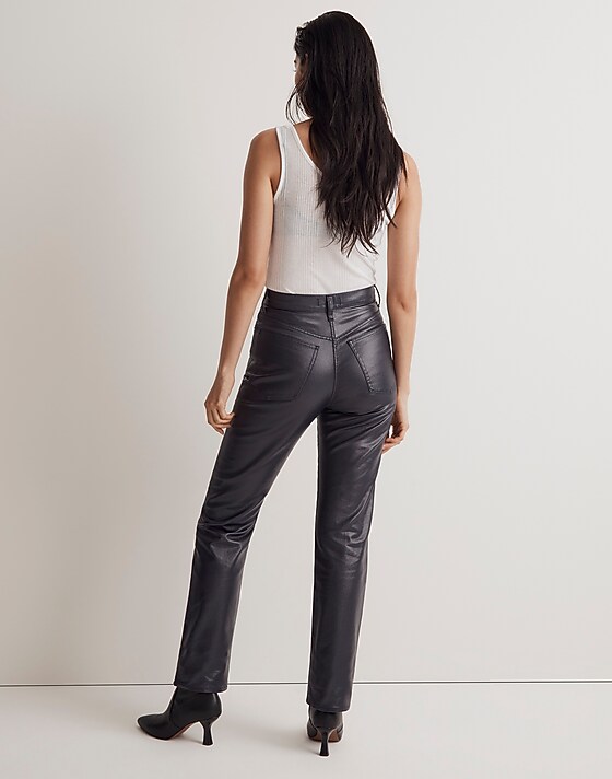 Madewell The '90s Straight Jean In Midnight Blue Foil Midnight Blue Foil