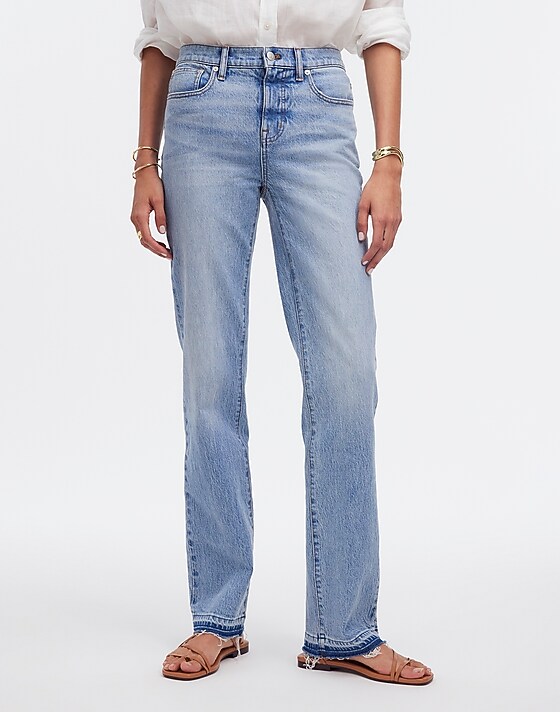 Madewell The '90s Straight Mid-Rise Jean Barbosa Wash