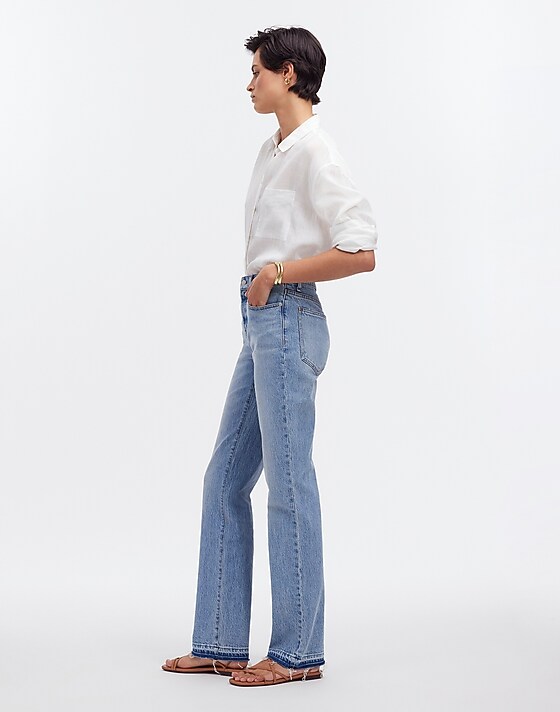 Madewell The '90s Straight Mid-Rise Jean Barbosa Wash