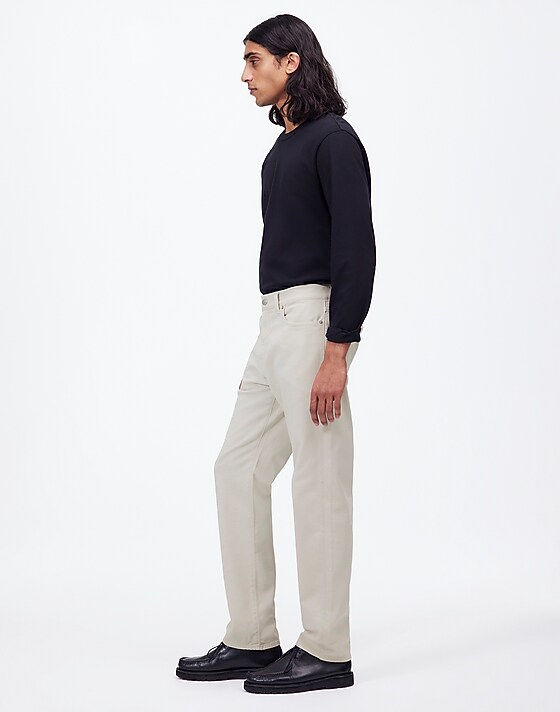 Madewell The Allday 1991 Straight-Leg Pant Form Grey