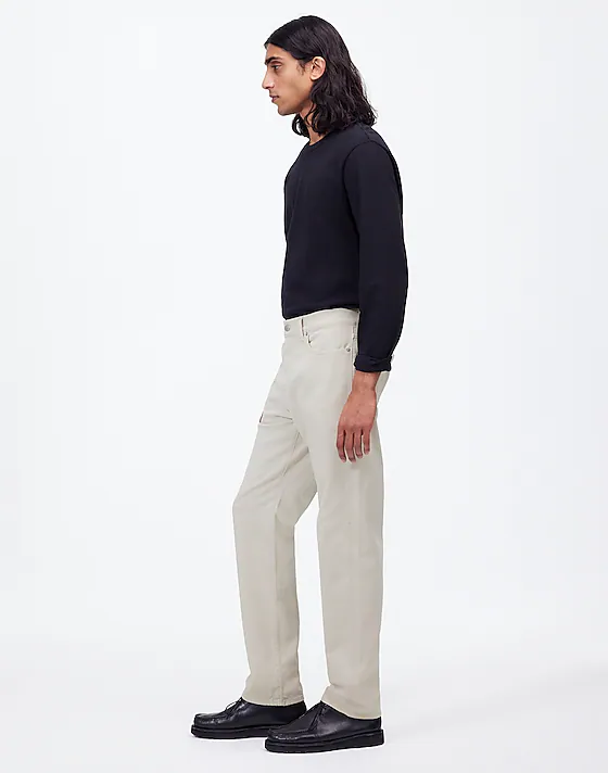 Madewell The Allday 1991 Straight-Leg Pant Form Grey