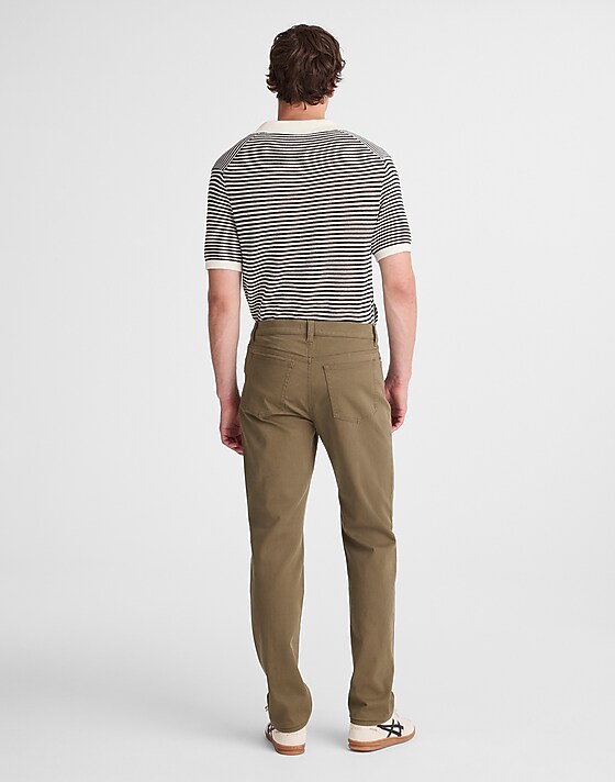 Madewell The Allday 1991 Straight-Leg Pant Raw Umber